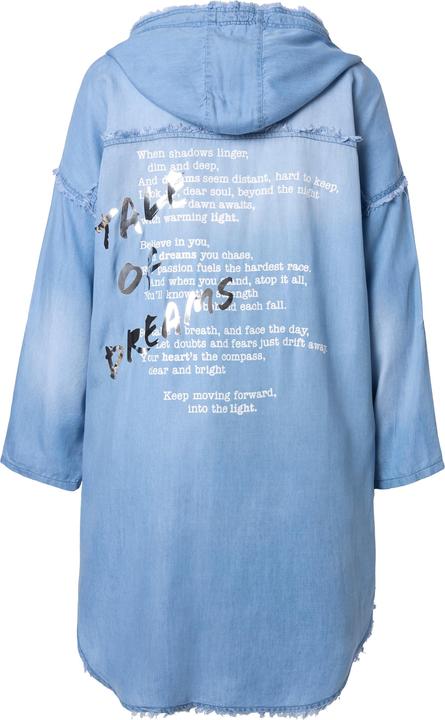 Produktbild Angel of Style Jacke, softe Jeansoptik, Kapuze, Rückenprint (52)