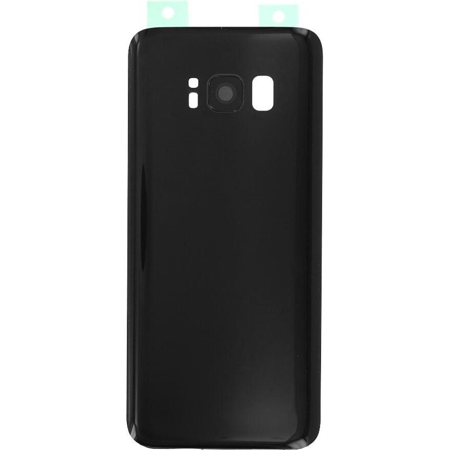 OEM Battery Cover für Samsung Galaxy S8 - schwarz, ohne Logo (Galaxy S8), Mobilgerät Ersatzteile, Schwarz