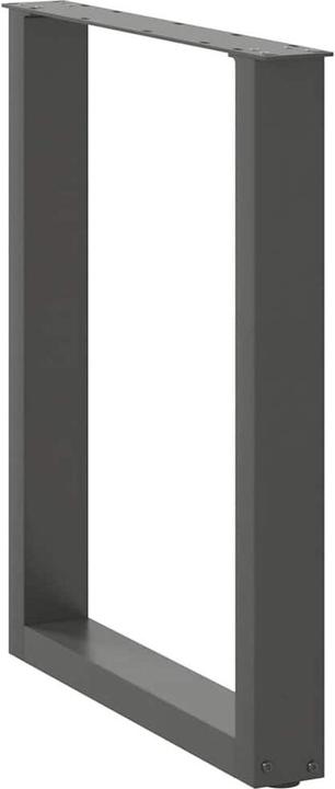 Immagine prodotto vidaXL Gambe per tavolino a U 2 pz. Gamba del tavolo in acciaio antracite 70x(72-73) cm