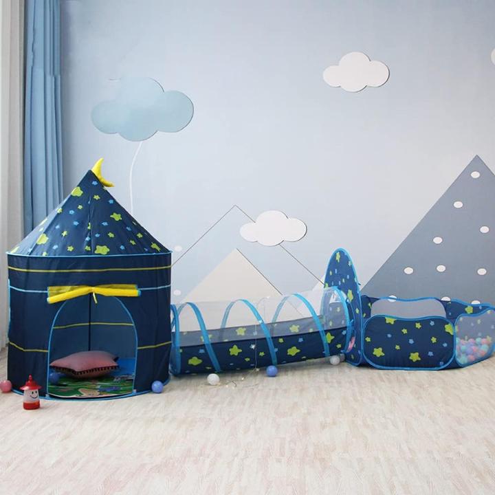 Immagine prodotto Benebomo Tenda da gioco con tunnel blu