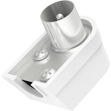 Hama Antennen-Stecker, Koax-Winkel, schraubbar (Antennenkabel), Antennenkabel