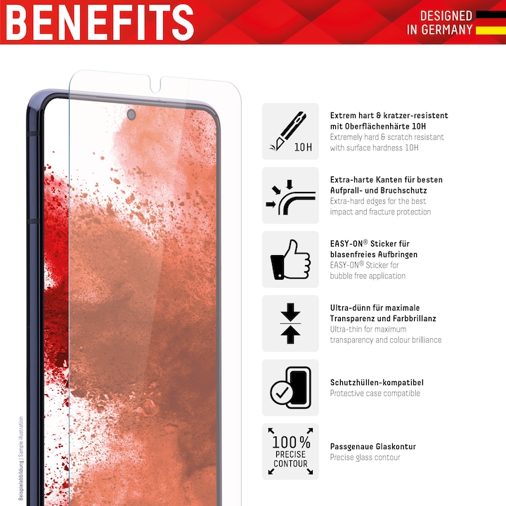 Produktbild Displex Real Glass, 2D Panzerglas (1 Stück, Samsung Galaxy Xcover Pro)
