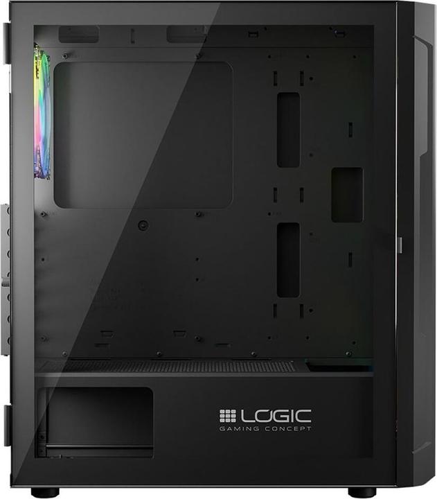 Actual product image Logic ARAMIS ARGB MINIDI USB 3.0 case black (ATX)