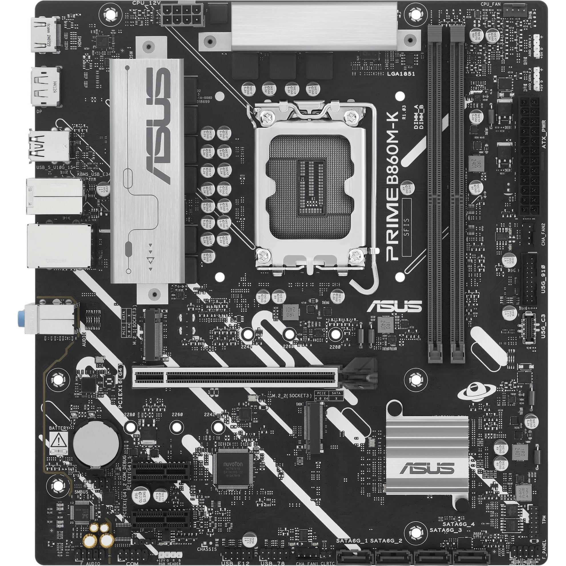 ASUS PRIME B860M-K (LGA 1851, Intel B860, mATX), Mainboard