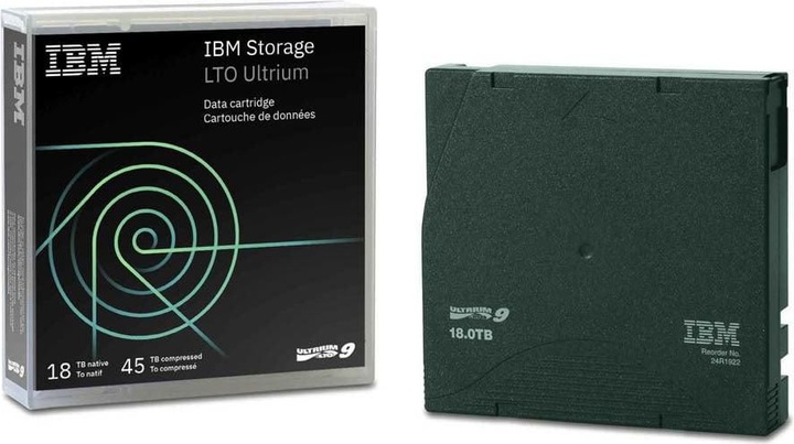 Actual product image Lenovo LTO-9 tape 02XW568 18 TB 1 piece (LTO-9 Ultrium, 18000 GB)