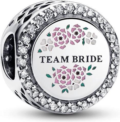 Produktbild Pandora Gravierbarer Team Bride Charm (Silber 925, Emaillelack)
