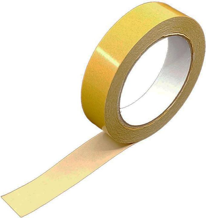 Produktbild tesa Klebeband doppelseitig Bandfix, glatt, Schutzpapier braun, 25mm×50m (25 mm)