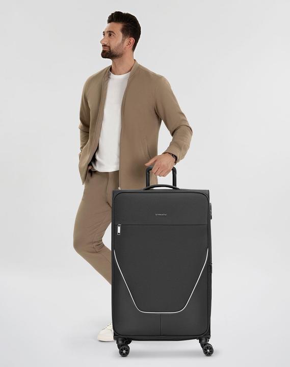 Produktbild Stratic taska 4-Rollen Trolley L 76 cm mit Dehnfalte (118 l)