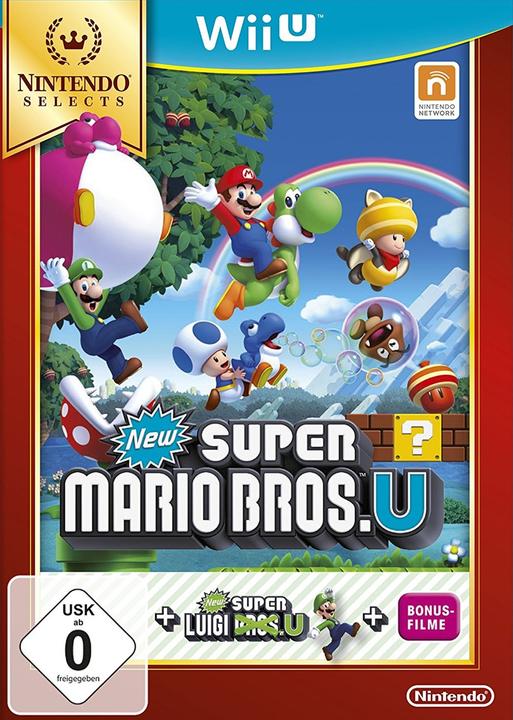 Nintendo New Super Mario Bros. U & New Super Luigi Selects (Wii U, Multilingual)