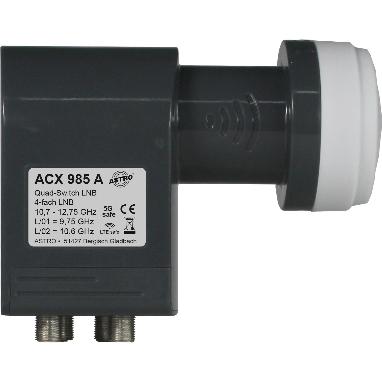 Thumbnail - Astro ACX 985 A (Quad LNB, 40mm), LNB, Schwarz
