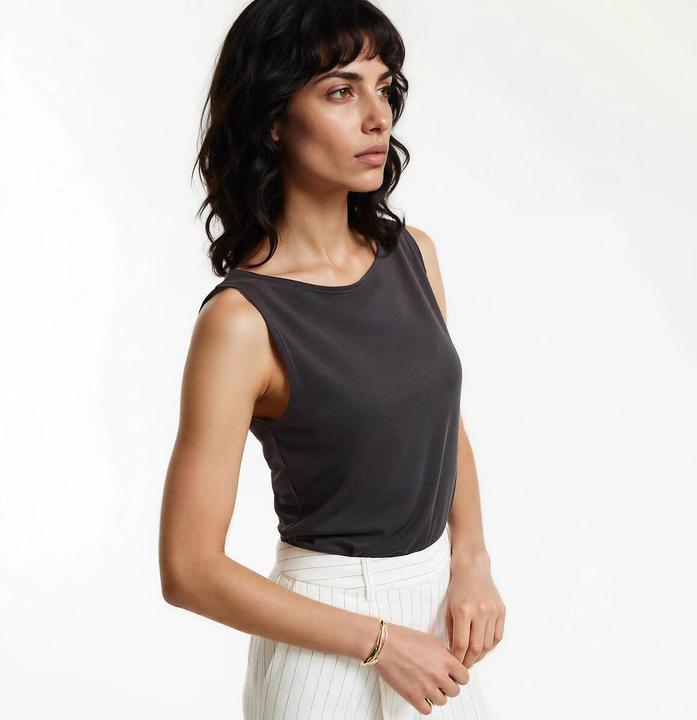 Produktbild La Redoute Collections Tank-Top mit U-Boot-Ausschnitt (S)