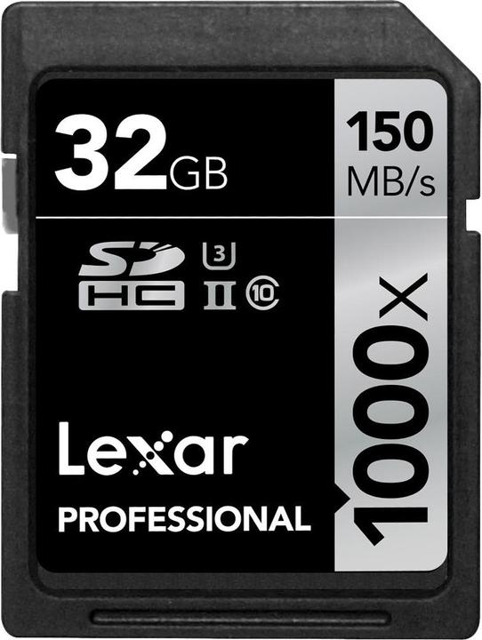 Produktbild Lexar SDHC Professional 1000x UHS-II (32 GB, SDHC, U3, UHS-II)