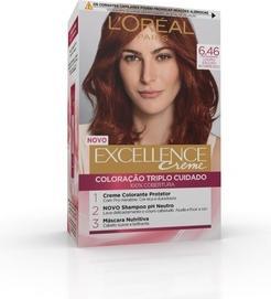 Actual product image L'Oréal Paris EXCELLENCE cream ink #6.46 rubio oscuro cobrizo caoba (#6,46 rubio oscuro cobrizo caoba)