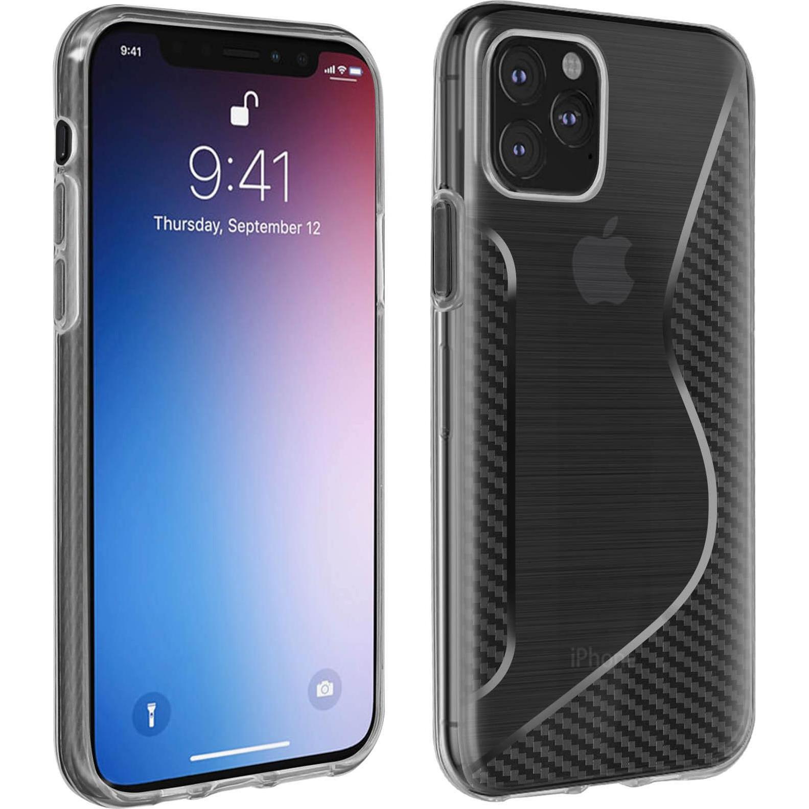 Avizar Wave Series Series (Apple iPhone 11 Pro Max), Smartphone Hülle, Transparent