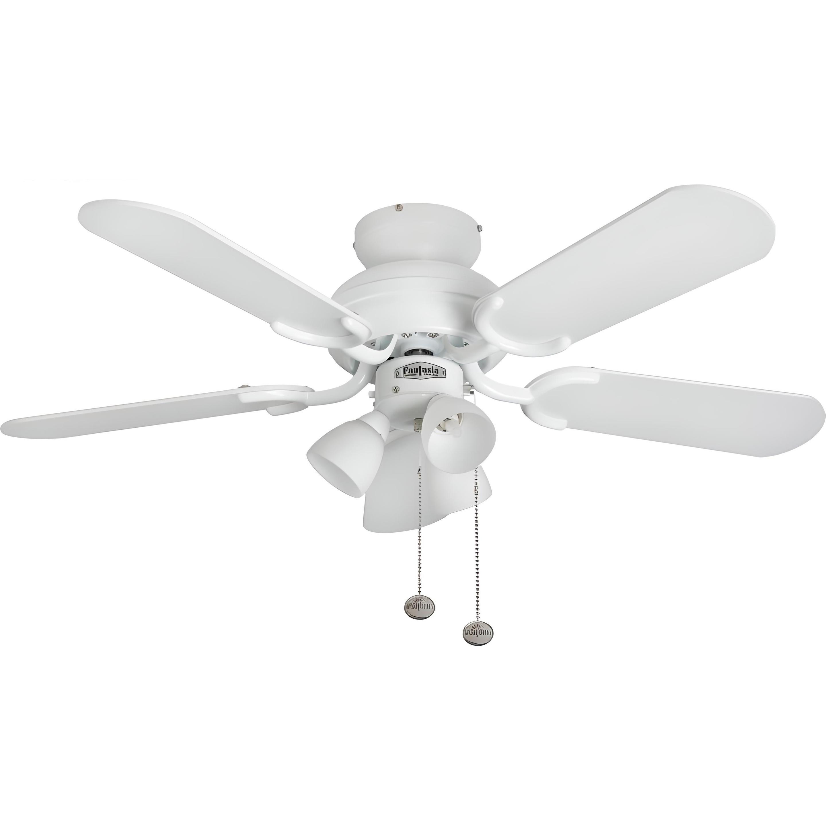 Thumbnail - Fantasia Deckenventilator Amalfi Weiss inklusive Leuchte 91cm, Ventilator, Weiss