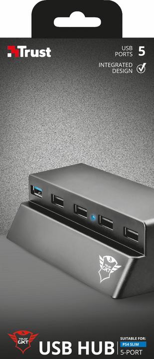 Produktbild Trust GXT 219 USB Hub (USB-A, 5 Ports)