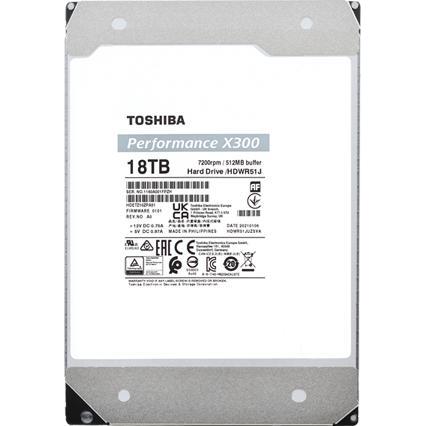 Thumbnail - Toshiba *BULK* X300 Perfor Hard Drive (18 TB, 3.5"), Festplatte