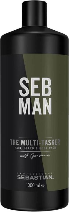 Immagine prodotto Sebastian SEB MAN - Il lavaggio multitasking per capelli, barba e corpo (1000 ml, Shampoo liquido)