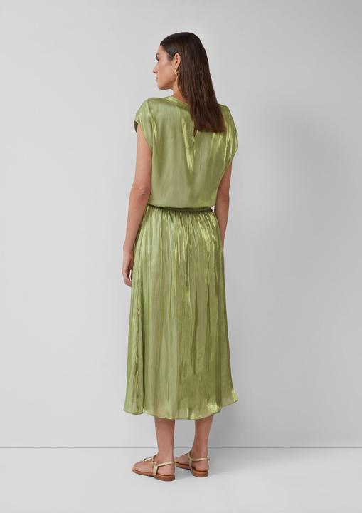 Produktbild s.Oliver Rock Glänzender Midirock mit Elastikbund (32)