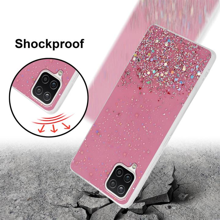 Immagine prodotto Cadorabo Copertura in TPU scintillante (Samsung Galaxy M12, Samsung Galaxy A12)