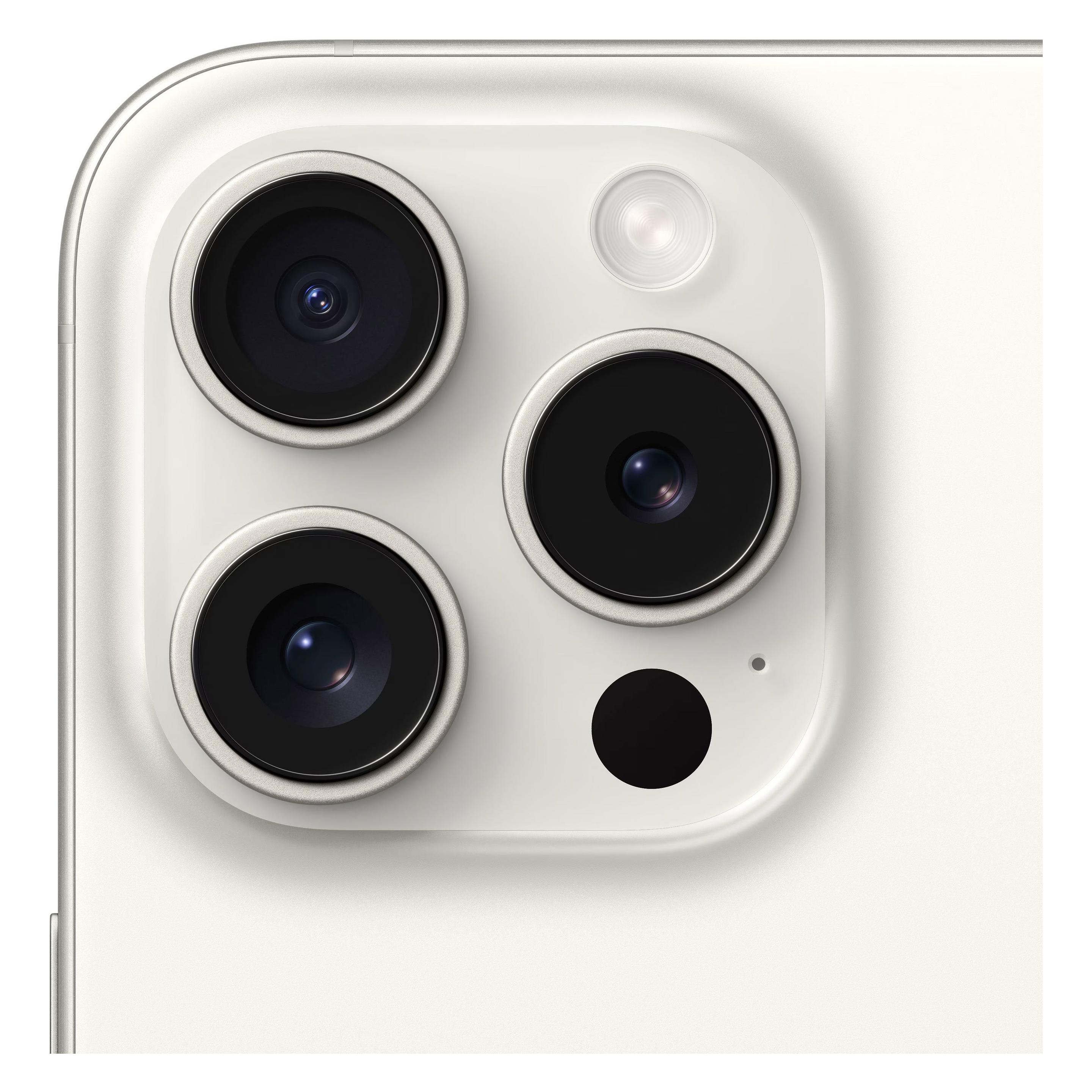 Apple iPhone 15 Pro (128 GB, White Titanium, 6.10