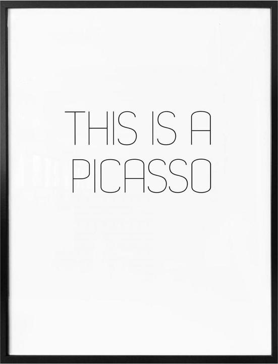 Image du produit Trenddeko C'est un Picasso (30 x 40 cm)