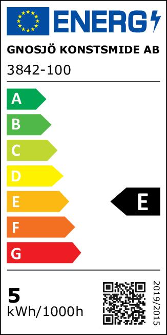 Energie-Label Konstsmide 3842-100 Micro LED Compactlights mit Kabelaufroller (1.44 m)