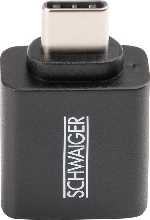Immagine prodotto Schwaiger Ladeadapter USB3.1C->USB3.0A schwarz