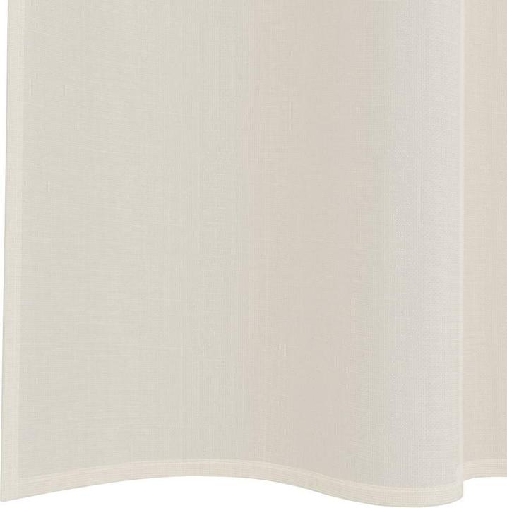 Produktbild VidaXL Voile Vorhänge mit Stangentaschen 2 Stk. Creme (140 x 175 cm)