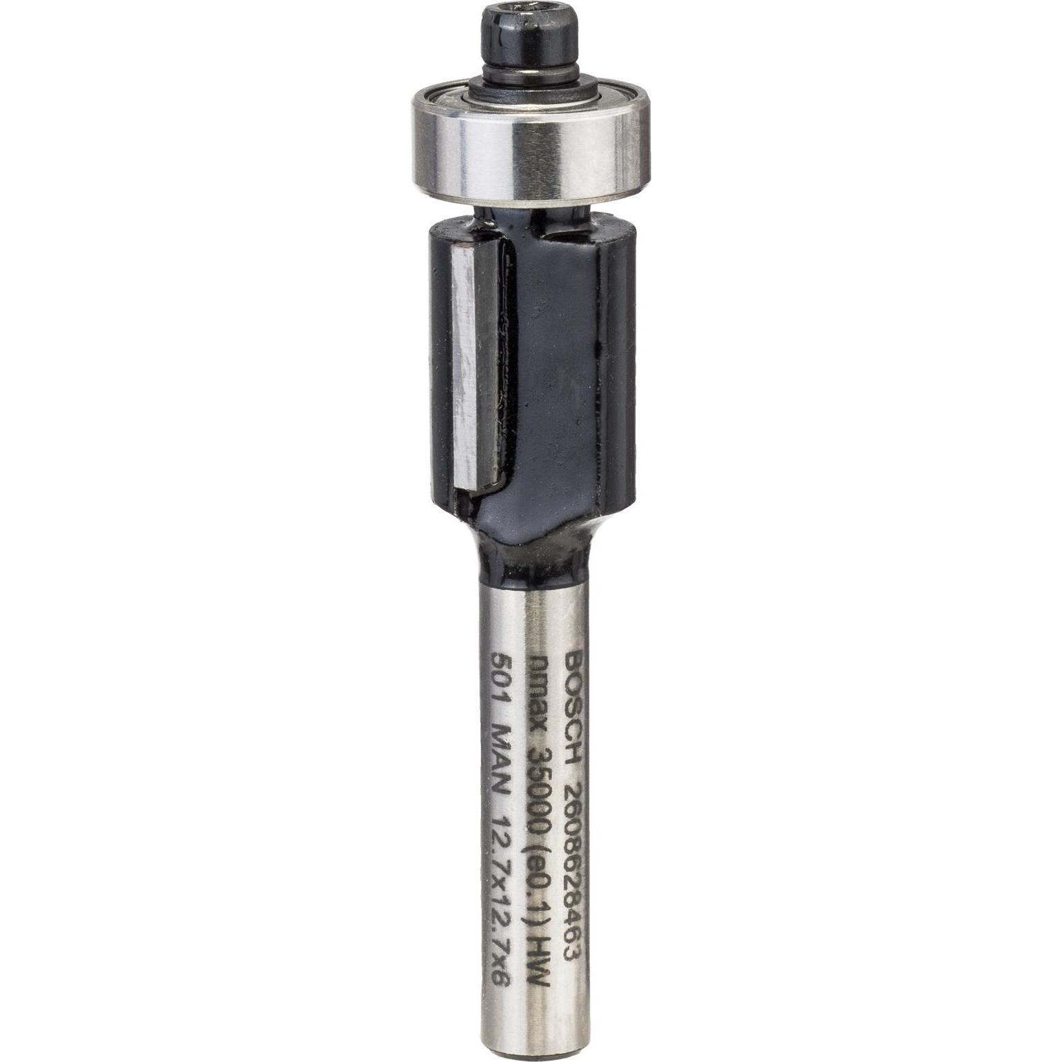 Bosch Professional Zubehör, Fräser, Laminat-Bündigfräser, 6 mm, D1 12,7 mm, L 12,7 mm, G 56 mm