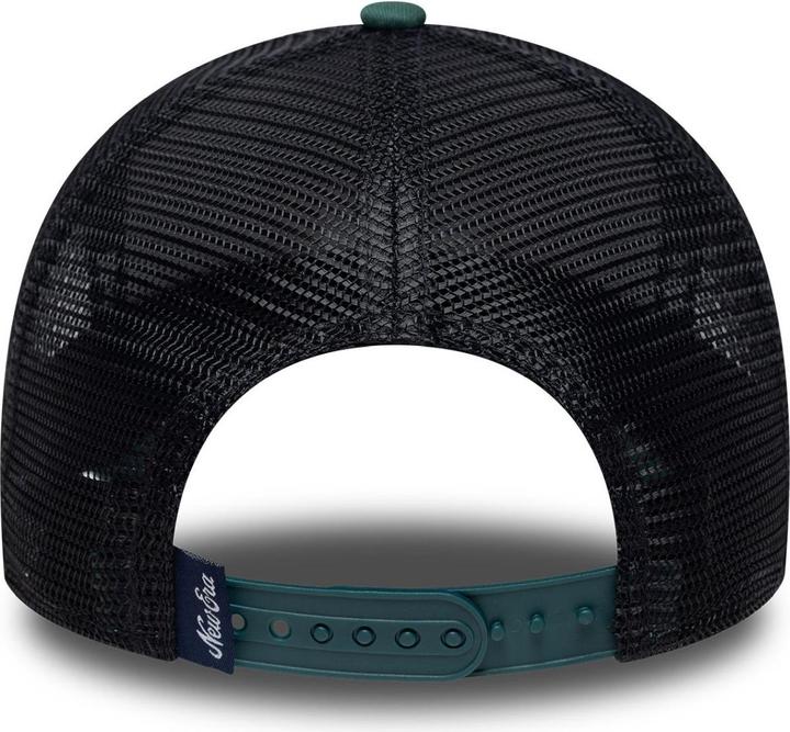 Produktbild New Era A-Frame Mesh Trucker Cap - Brand Patch Forest Green (One Size)