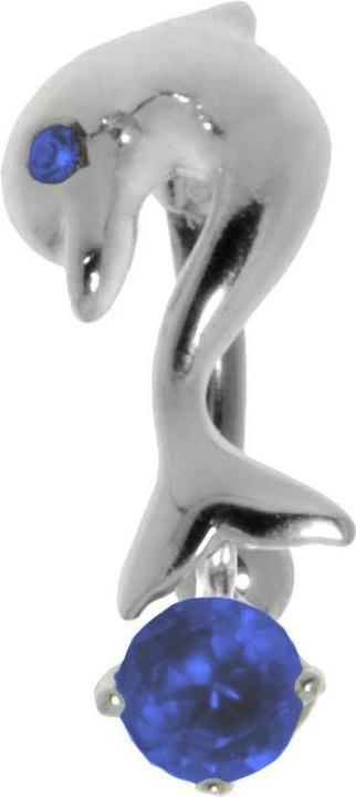 Produktbild Bijouteria Bauchpiercing (Zirkonia, Silber 925, Chirurgenstahl 316L)