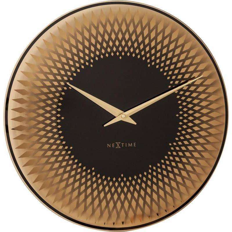 Nextime, Wanduhr, Wanduhr Sahara kupfer (43 cm)