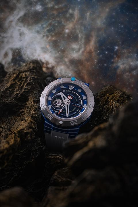 Actual product image Nubeo NB-6085-02 Men's watch Opportunity Automatic Limited 48mm 30ATM (Diving watch, 48 mm)