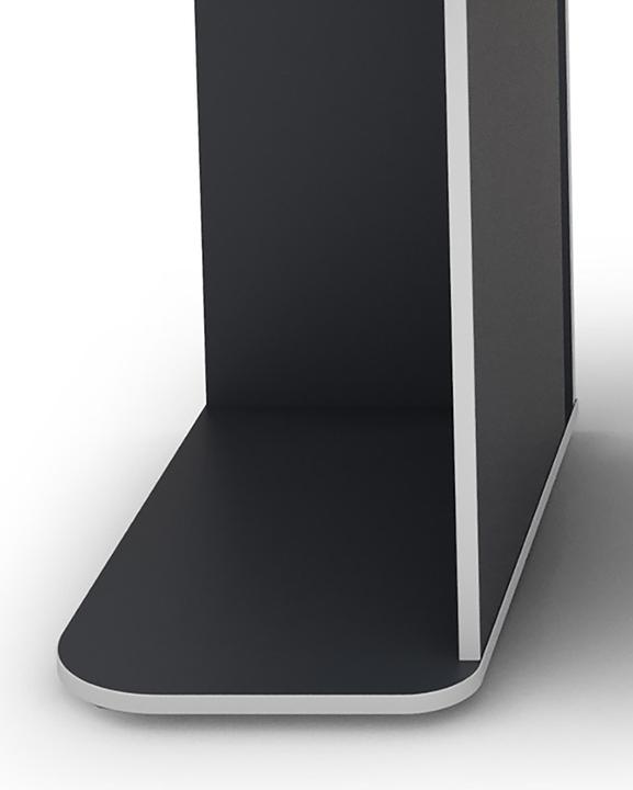 Produktbild Homexperts FLYNN Schreibtisch Breite 160 cm, anthrazit mit weisser Kante