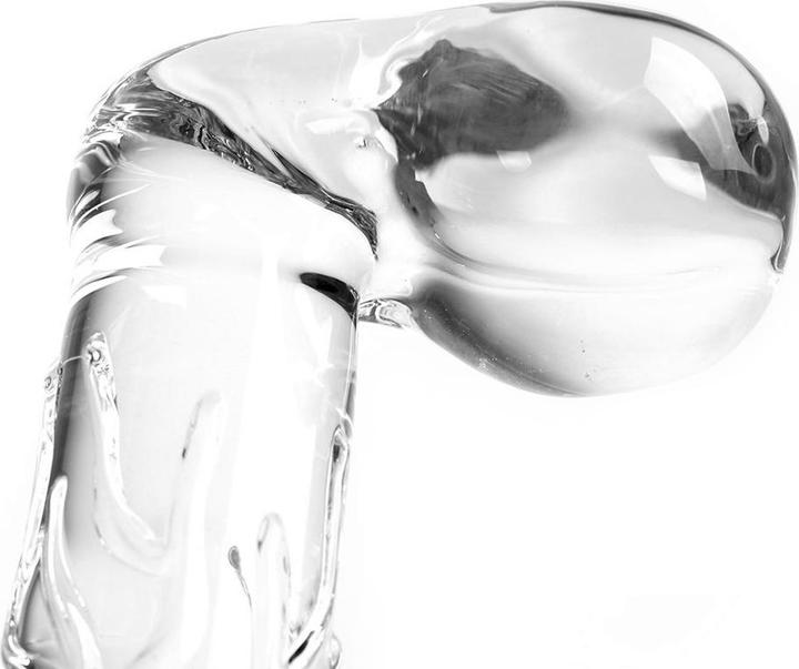 Produktbild Kiotos Glass Dildo Clear Penis Round with Balls