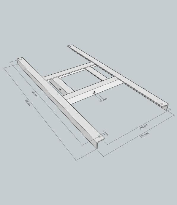 Actual product image Maurelma Directable wall bracket for solar modules