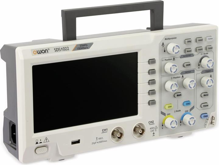 Immagine prodotto Owon Oscilloscopio,, SDS1022, 2 canali 20 Mhz, USB