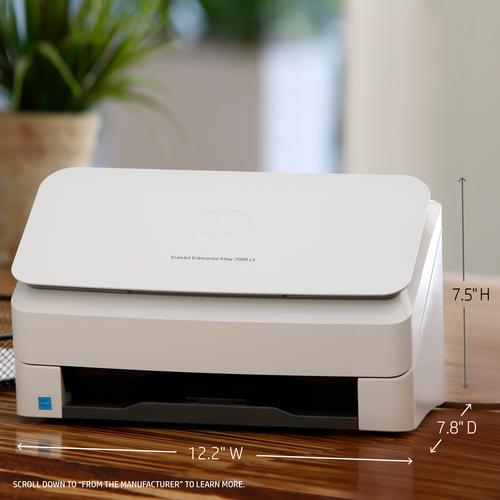 Immagine prodotto HP Scanner ScanJet Enterprise Flow 7000 s3 con alimentazione a fogli (USB)