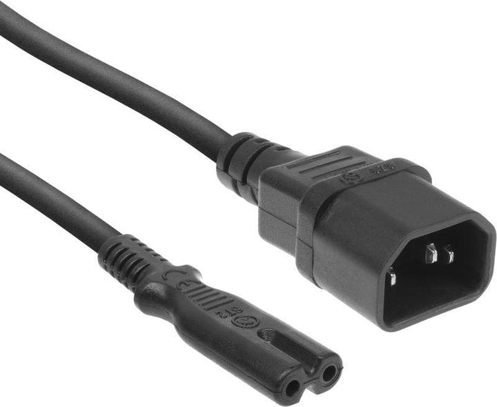 ACT Powercord C14 - C7 black 0.2 m (0.20 m)