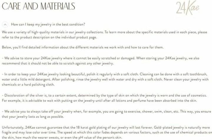 Voedingswaarden en ingrediënten 24 Kae Smartwatch 24KAE (45 mm)