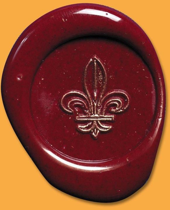 Actual product image Jacques Herbin Siegel mit Holzgriff