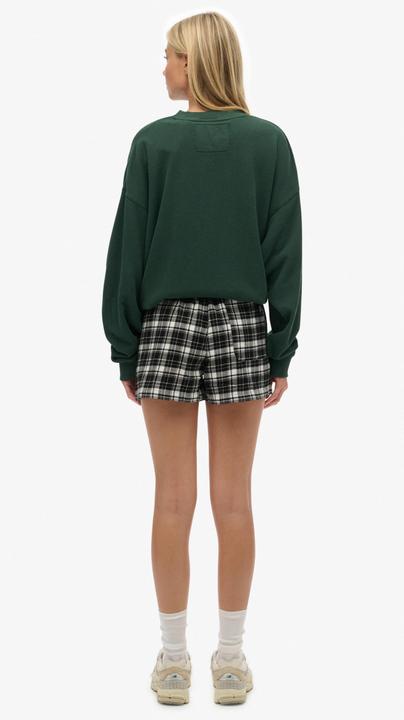 Produktbild Superdry Karierte Baumwollshorts mit Elastikbund (XL)