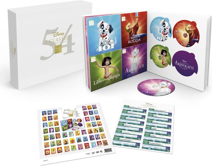 Image du produit Disney Interactive Studios La collection complète de tous les classiques Disney (DVD, 2016, Italien)
