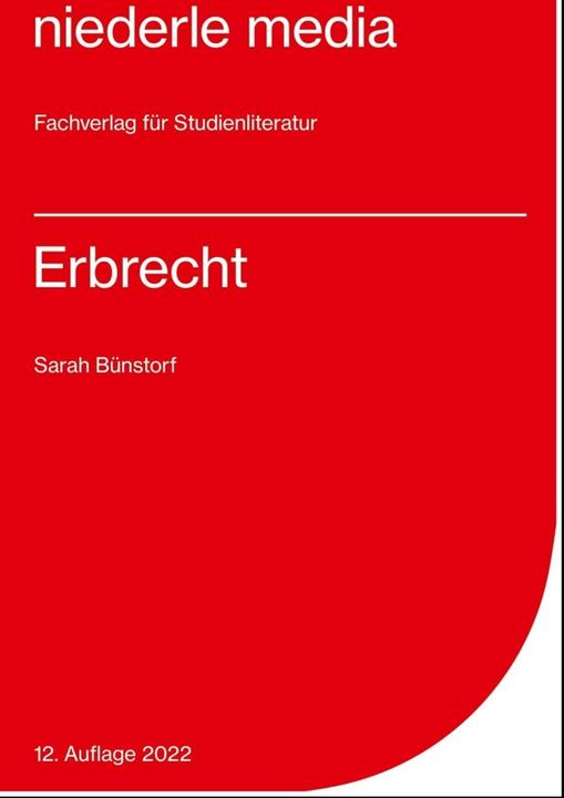 Produktbild Erbrecht (Deutsch, Sarah Bünstorf, 2022)