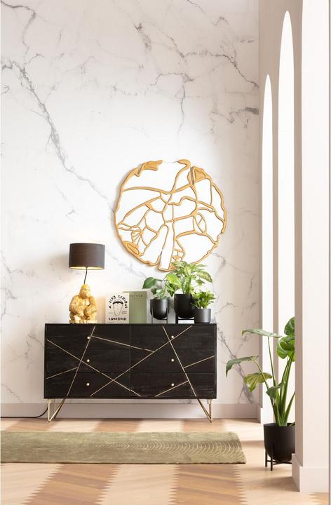 Image du produit Kare Design Miroir mural Pieces doré Ø100cm (100 x 40 x 40 cm)