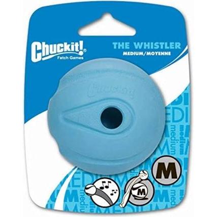 Comparer les prix de CHUCKIT! The whistler 1-PK - Balle qui siffle M en caoutchouc Ø 6,5cm - Pour chien