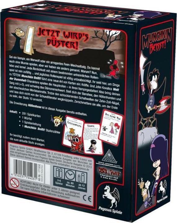 Image du produit Pegasus Munchkin mord! 1+2 (Allemand, 3 - 6 Joueur)