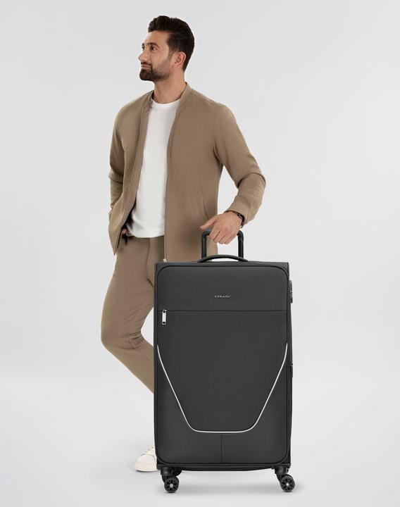 Actual product image Stratic taska 4-wheel trolley L 76 cm with expansion fold (118 l, XL (from 140l))