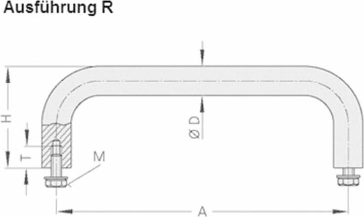 Produktbild Rohde VA-10.R100.31 Handgriff für Zylinderschrauben Silber (L x B x H) 108 x 10 (Gehäuse)
